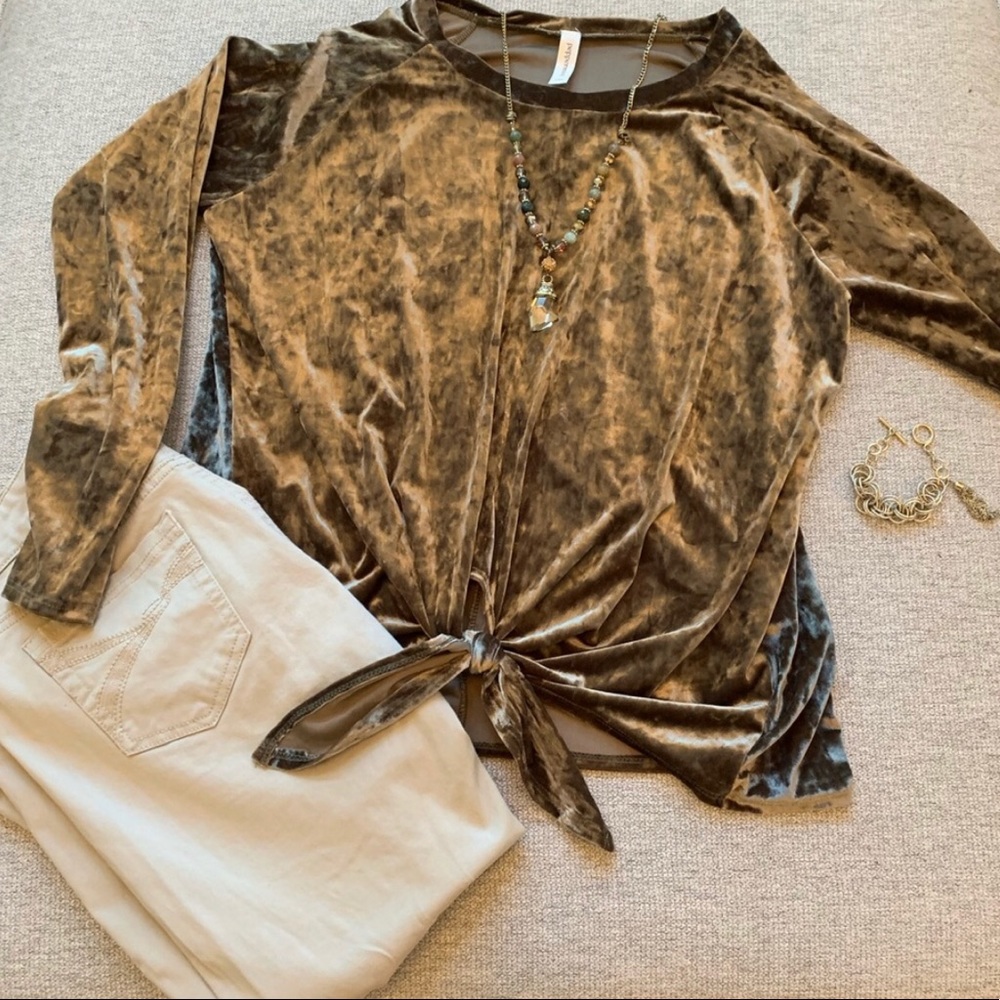 Gorgeous Crushed Velvet Top